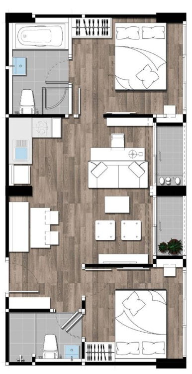 รูป ขายคอนโด 2 ห้องนอน Villa Lasalle สุขุมวิท 105 - ลาซาล 18 ชั้น 6 วิวสระว่ายน้ำ พร้อมเข้าอยู่ ใกล้ BTS แบริ่ง - รูปที่ 14/18