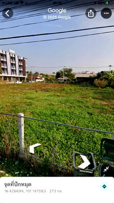 Land for sale Phetcharawararam Temple  : Land for Sale – Kaew Kaem Thong 2 Alley, Sadiang Subdistrict, Mueang Phetchabun District Land Area: 69.9 square wah 