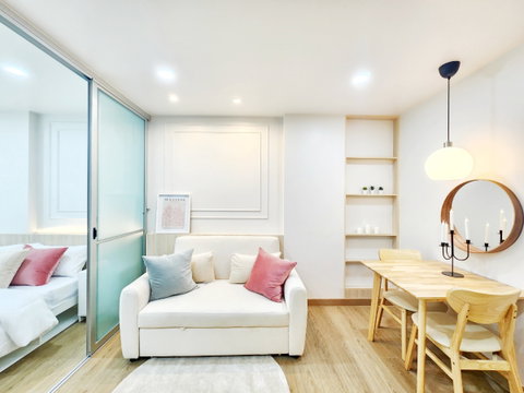 คอนโดใกล้สนามบินสุวรรณภูมิ Dcondo อ่อนนุช-พระราม9 ผ่อนเริ่มต้อน 6,xxx