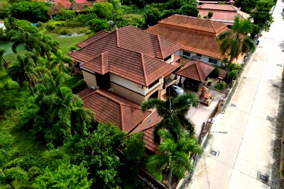 Houses for sale Khao Chi Chan : Pool villa for sale,  move in ready, Nong Jab Tao area, Na Jomtien, Chonburi