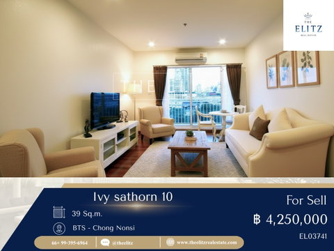 ✨ Rare Opportunity!! Ivy Sathorn 10 ห้องสวย ทำเล CBD เชื่อมต่อทุกความสะดวก ราคาพิเศษ 💯