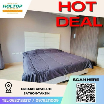#Z2205💥310868🔥Condo for rent: Urbano Absolute Sathon-Taksin