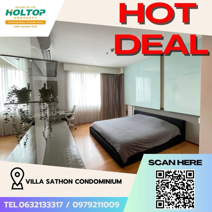 รูป #Z2178💥300868🔥ให้เช่าคอนโด Villa Sathon Condominium  - รูปที่ 1/10