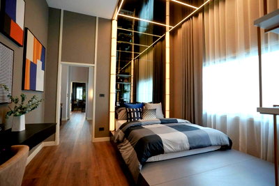ขายบ้านเดี่ยว : ★ Captivate Type Show Unit ★ บ้านเดี่ยว 2 ชั้น | ขนาดที่ดิน 92.90 ตร.ว. พื้นที่ใช้สอย 365.00 ตร.ม. | 5 ห้องนอน 5 ห้องน้ำ ใกล้ แฟชั่น ไอส์แลนด์