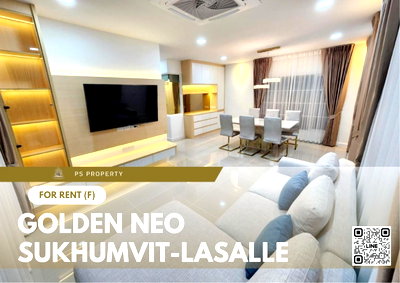 Houses for rent : Single house for rent 📍 Golden Neo Sukhumvit - Lasalle 📍 4 bedrooms, 4 bathrooms, fully furnished and equipped with appliances