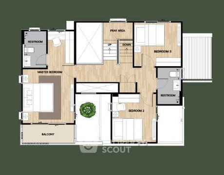 บ้าน 3 ห้องนอน สำหรับขาย พร้อมเลี้ยงสัตว์ Lamai Hatairat 39 ใกล้สามวา (ID 1436196)
