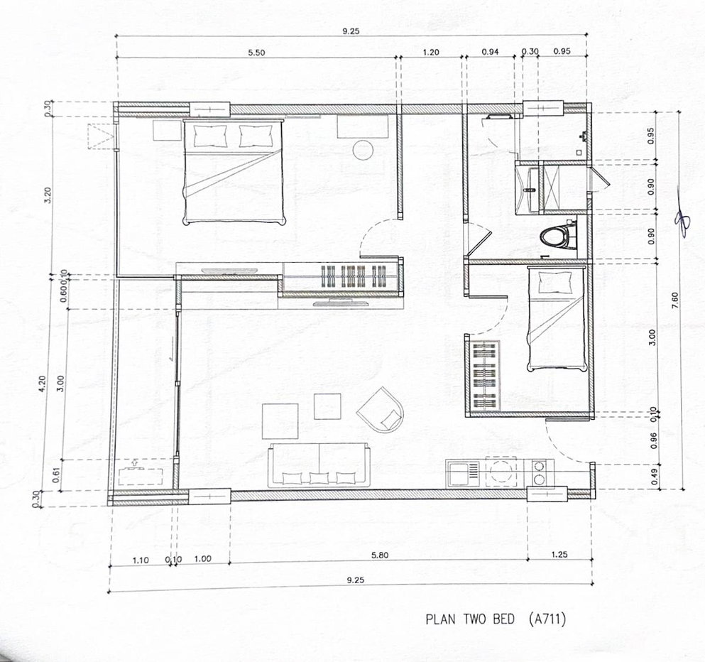 รูป คอนโดขาย 2 ห้องนอน 71 ตร.ม. โครงการ The Star Hill Condo Chiangmai ใกล้สุเทพ (ID 2285533) - รูปที่ 4/5