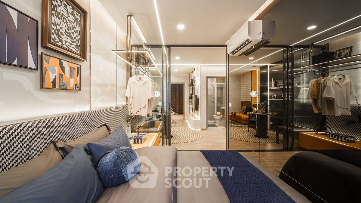 รูป คอนโด 2 ห้องนอน 45 ตร.ม. ขาย ที่ Aspire Huai Khwang ชั้น 12 ใกล้ MRT ห้วยขวาง (ID 1896764) - รูปที่ 5/16