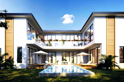 Houses for sale Frost Magical Ice of Siam : Pet-Friendly 6-BR Villa, Palm Lakeside Villas Near Map Prachan Lake (ID 1443446)