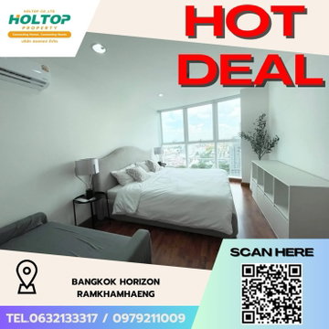 #Z2255💥020968🔥ให้เช่าคอนโด Bangkok Horizon Ramkhamhaeng