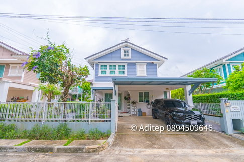 ขายบ้านเดี่ยว 60 ตรว. พฤกษ์ลดา วงแหวน–หทัยราษฎร์ 3 ห้องนอน 3 ห้องน้ำ หน้าบ้านติดสวนไม่ชนใคร มีห้องนอนชั้นล่าง เหมาะผู้สูงอายุ