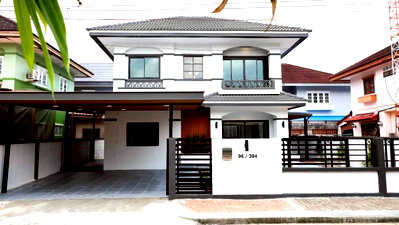 ขายบ้านเดี่ยว : S2931 ขายบ้านเดี่ยว 2 ชั้น หมู่บ้านฟลอร่าวิลล์ สุวินทวงศ์ ตกแต่งใหม่พร้อมอยู่