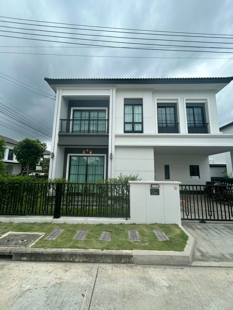 บ้านเดี่ยวให้เช่า : #A124249 ✅ 3/9/68 ให้เช่าบ้านเดี่ยว The Ricco Residence Prime Wongwaen-Hathairat📲📢สอบถาม ld line @condoboy