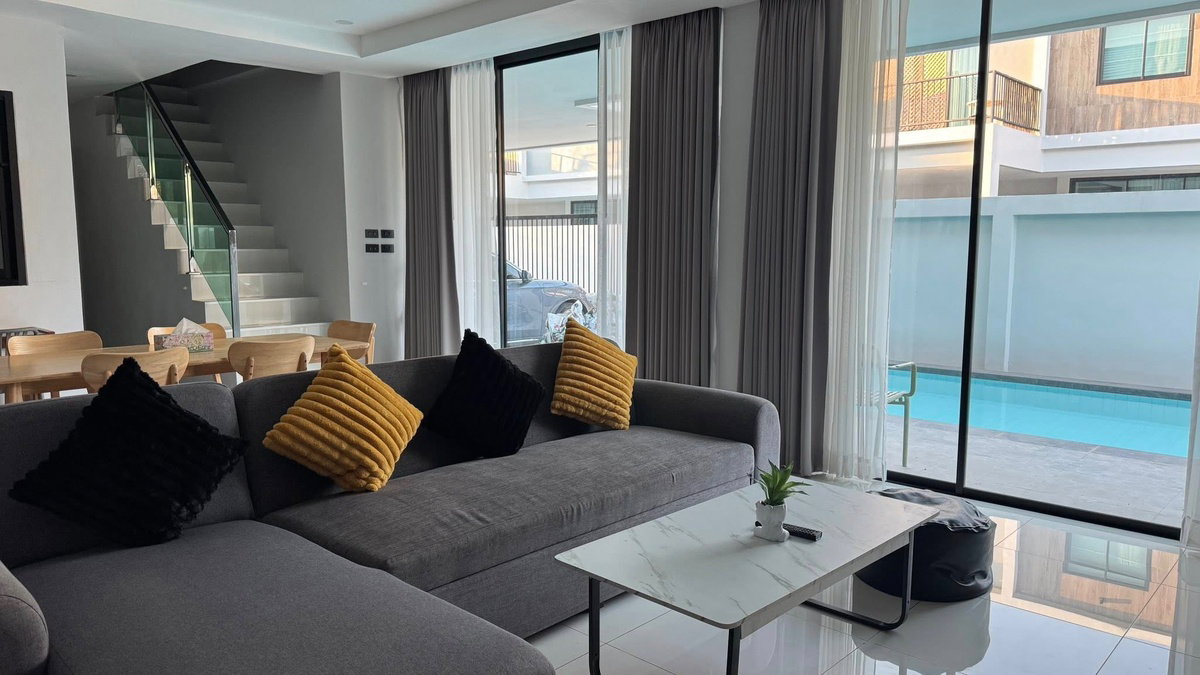 รูป Hivery Pool Villa – บ้าน 2 ชั้น ให้เช่าสำหรับอยู่อาศัย 3 ห้องนอน 3 ห้องน้ำ 1 ห้องครัว 1 ห้องนั่งเล่น - รูปที่ 15/15