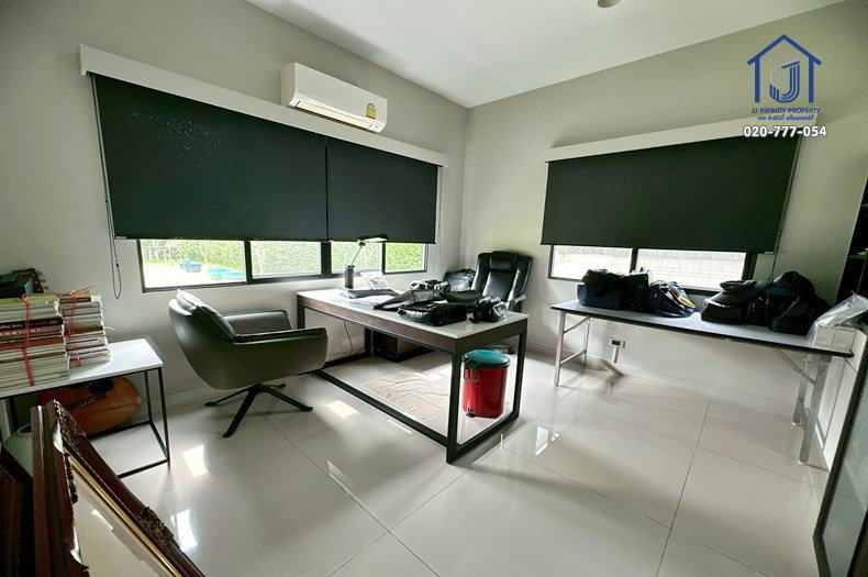 รูป ขายบ้านเดี่ยว 2ชั้น บุราสิริ วัชรพล ถนนสุขาภิบาล5 ใกล้ทางพิเศษฉลองรัช (ด่านสุขาภิบาล5) 190 ตารางวา หลังมุม ติดสวน  - รูปที่ 12/28