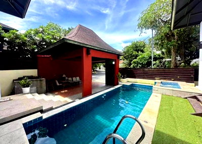 บ้านเดี่ยว ชลบุรี : ขายบ้านเดี่ยว หมู่บ้านนาคาวารี – จอมเทียน ทำเลใกล้หาดจอมเทียน พื้นที่ใช้สอย: 220 ตารางเมตร  4 ห้องนอน 3 ห้องน้ำ
