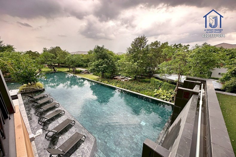 รูป ขายบ้านเดี่ยว 2ชั้น บุราสิริ วัชรพล ถนนสุขาภิบาล5 ใกล้ทางพิเศษฉลองรัช (ด่านสุขาภิบาล5) 190 ตารางวา หลังมุม ติดสวน  - รูปที่ 24/28