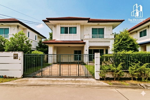 ขายบ้านเดี่ยว 2 ชั้น โครงการเซนโทร รัตนาธิเบศ์ (วัดสวนแก้ว) หลังบ้านติดสวนสวนกลาง