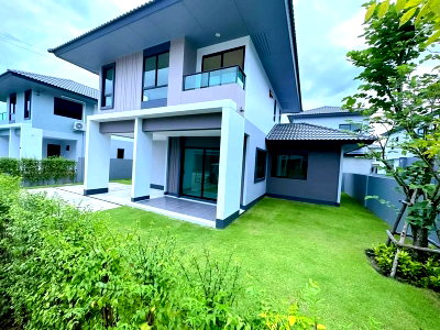 ขายบ้านเดี่ยว : ขายด่วนมาก **สภาพใหม่เหมือนบ้านมือ 1 ** หมู่บ้าน คณาสิริ ศาลายา-ปิ่นเกล้า บ้านพร้อมอยู่ ใกล้มหาวิทยาลัยมหิดลศาลายา