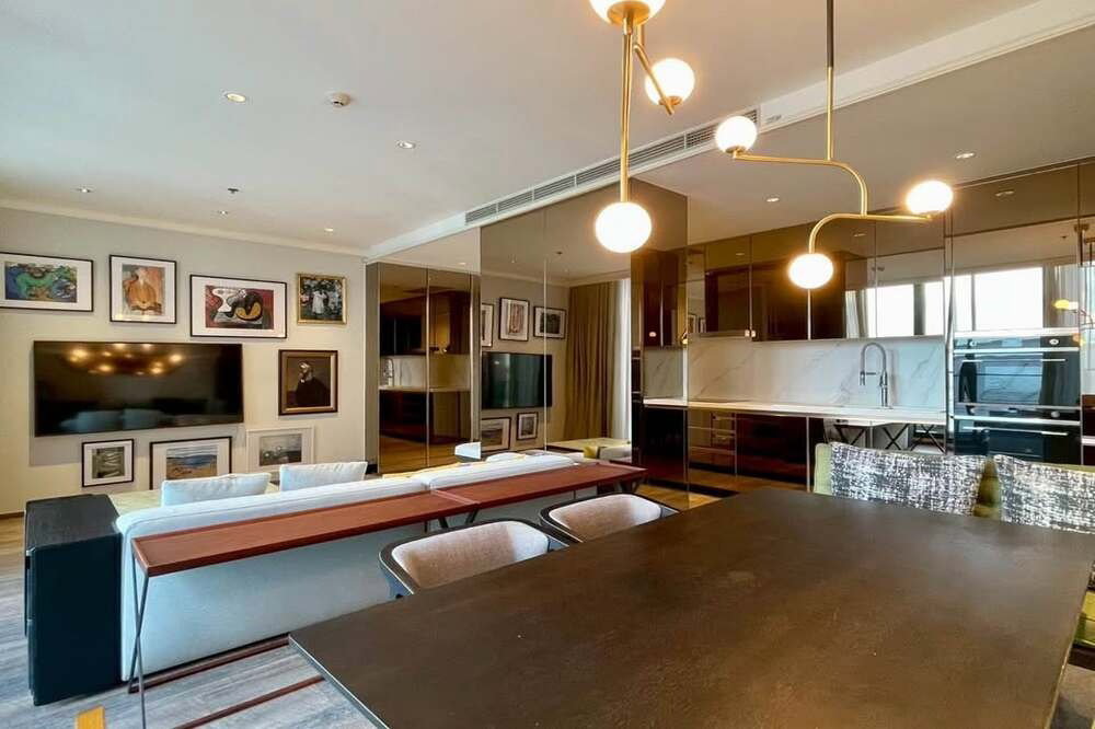 รูป 🔥 สำหรับเช่า !! ทำเลทอง, ชั้นสูง 39++, วิวเมือง!!🔥Code C20221209827........Noble Ploenchit, 3 ห้องนอน Duplex, 3 ห้องน้ำ, แต่งครบ, พร้อมเข้าอยู่ 📣📣 - รูปที่ 7/22