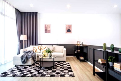 Townhouses for sale : ❖ Nice Decorate ❖ 3.5-storey Townhome, corner unit | Size 22.00 sq.w. 230.00 sq.m. | 3 bedrooms 4 bathrooms | Near The Nine Center Rama 9