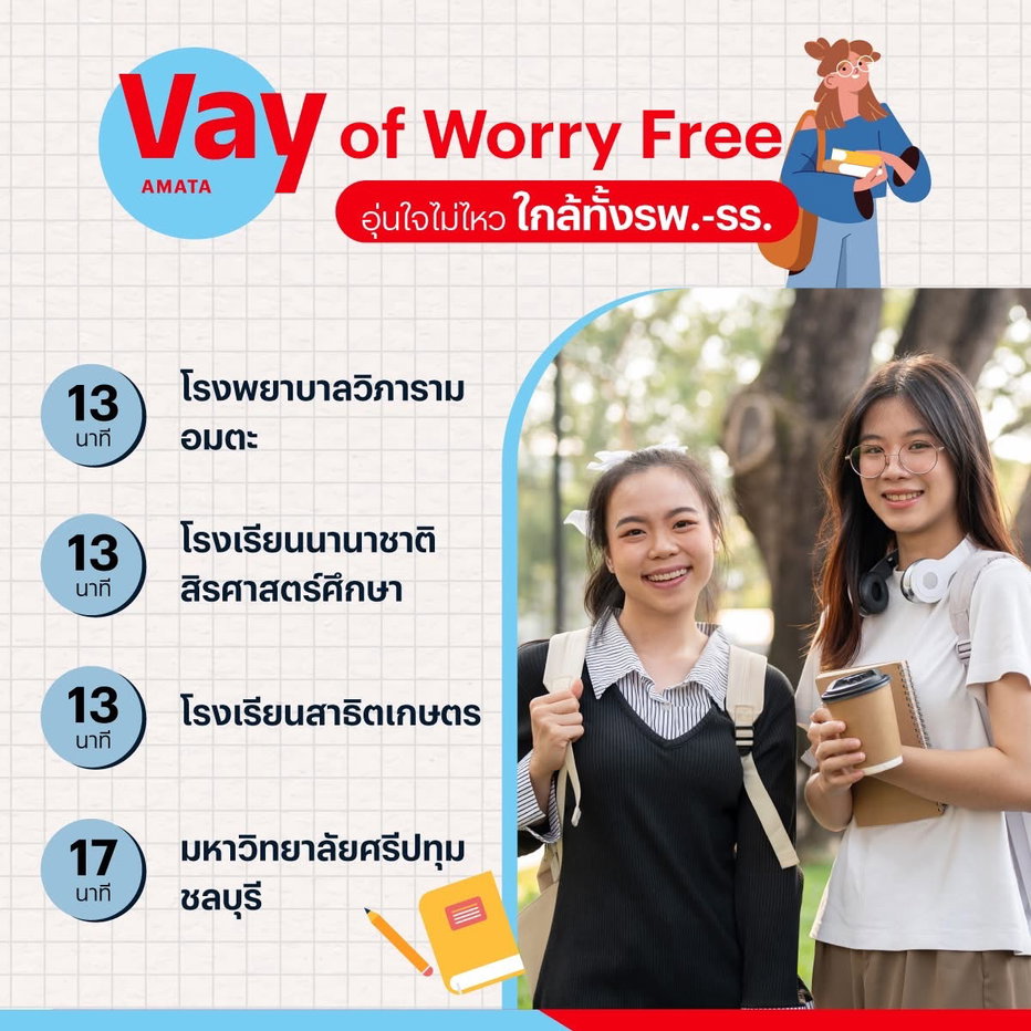 รูป 🤩Vay Amata👉🏻 ตอบโจทย์ทุกการใช้ชีวิต ห้องกะทัดรัด – ครอบครัว – นักลงทุน ครบทุกแบบ 📈📞061-6161426 /065-4496399 🟢LINE: @wsrcondo - รูปที่ 3/3