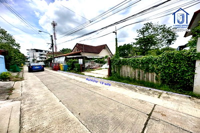 ที่ดิน สถานีรถไฟฟ้าศรีรัช : ขายที่ดินถมแล้ว 61 ตารางวา หมู่บ้านสวัสดิการทหารบกแจ้งวัฒนะ ถนนแจ้งวัฒนะ-ปากเกร็ด 38 ใกล้ทางพิเศษศรีรัช