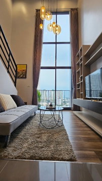 P1144 For Rent Condo Onyx Phaholyothin, Duplex Room, Very Beautiful Room, Built-In, Fully Furnished, Super Special Price.