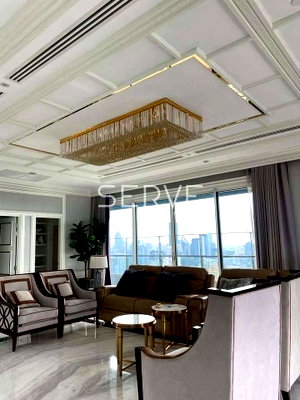 Condos for sale :  Penthouse 5 Beds 6 Baths with Bathtub 274.74 sq.m. High Fl. 45+  MRT Phetchaburi 60 m. & Arl Makkasan 200 m. at Q Asoke Condo / For Sale