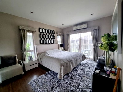 Houses for rent Samut Prakarn : svs216 Single house for rent in Burasiri Wongwaen On Nut, new house, Soi Jemo