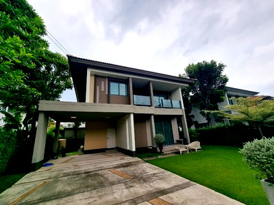 Houses for rent Samut Prakarn : svs216 Single house for rent in Burasiri Wongwaen On Nut, new house, Soi Jemo