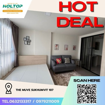 #Z2407💥150968🔥 Condo for rent: THE MUVE Sukhumvit 107