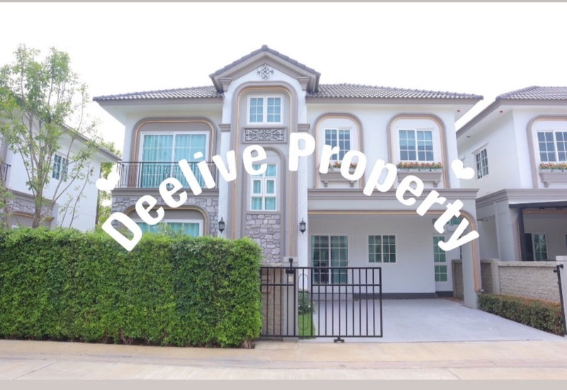 Houses for rent : DLH-0019 House for rent, Grandio Bang Na KM.5 (Grandio Bang Na KM.5), ready to move in, call urgently 0638692663 LineID@655ebbvc