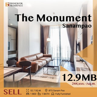 ✨New Unit,✨Fully Furnished,High Ceilings - The Monument Sanampao near BTS Sanam Pao