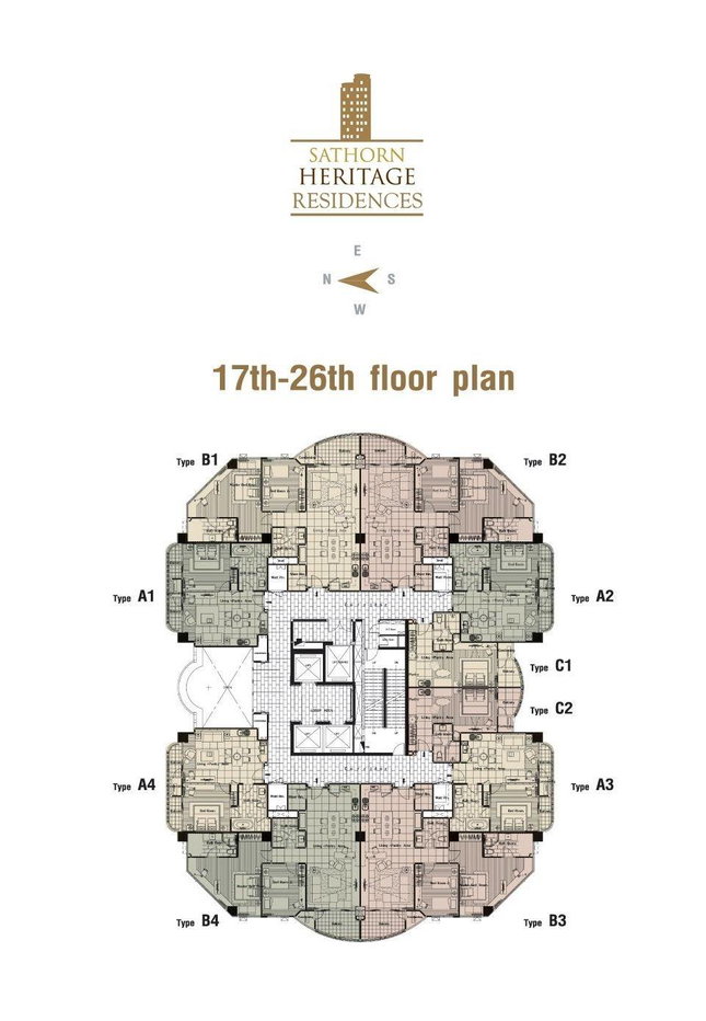 รูป คอนโด 1 ห้องนอน ชั้น 29 ขนาด 68 ตร.ม. สาทร เฮอริเทจ เรสซิเดนซ์ ใกล้ BTS ช่องนนส (ID 1284470) - รูปที่ 10/12