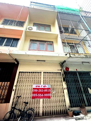Shophouses for sale Nimibutr Stadium : For sale, buy, lease, 3-story commercial building, central location, Phetchaburi Soi 5, near Pratunam, Ratchathewi, price 6,000,000 baht.ID: @951qfbfi