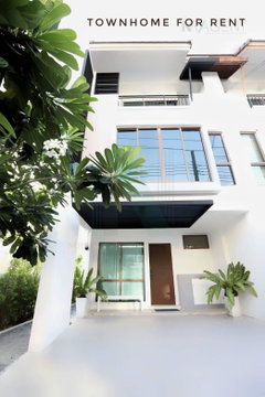 📌 For Rent 3-story Townhouse THE PRIVATE SUKHUMVIT-BANGCHAK 3 bedroom 4 bathroom
