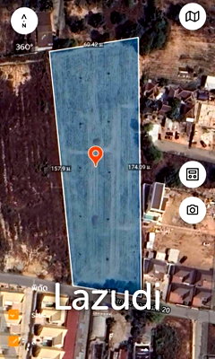 Land for sale Chonburi : 5 Rai 3 Ngan 14 SQ.W. (9,256 SQM) Land In Toongklom