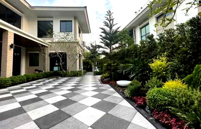 Houses for rent Siam University : Single house for rent, Prin Village, Sathorn Ratchapruek, next to Ratchapruek Road, near BTS Bang Wa, 93 sq m, 2 floors