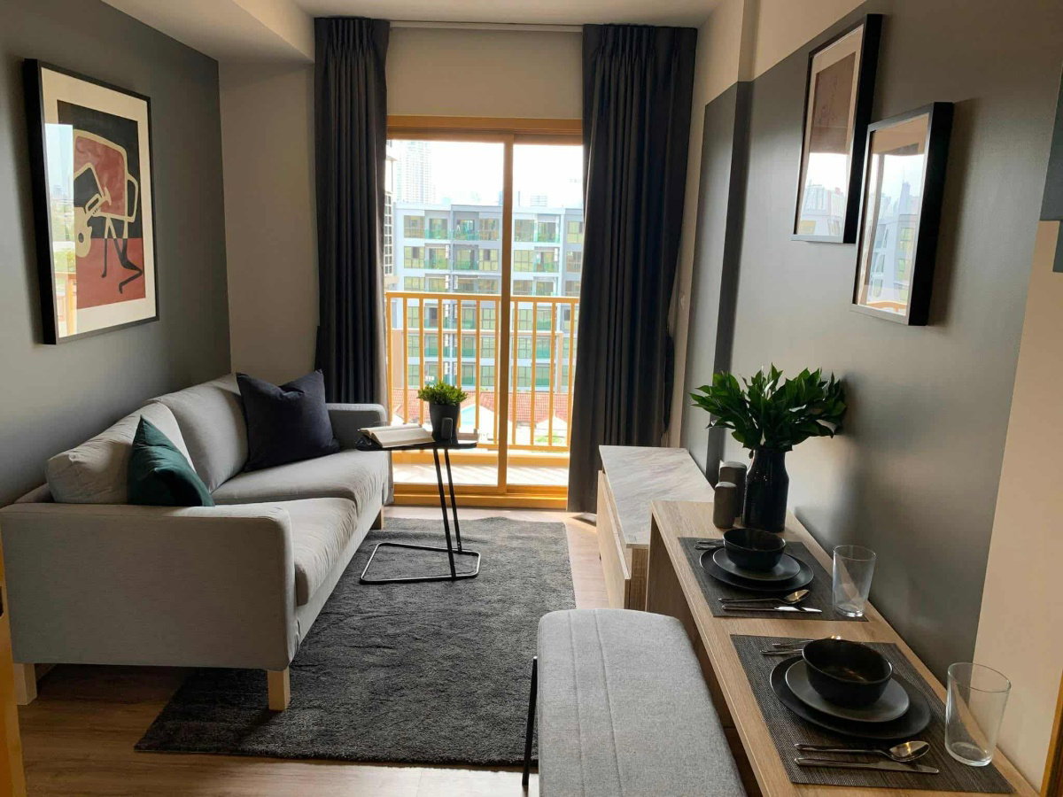 รูป The Base Sukhumvit 50 - 1 ห้องนอน/ 1ห้องน้ำ, ชั้น 8 (ตึก B)  - รูปที่ 4/6