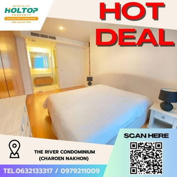 #Z2434💥170968🔥ให้เช่าคอนโด The River Condominium (Charoen Nakhon)