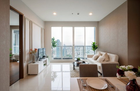 ว่างพร้อมอยู่! Menam Residences. 2นอน 77ตร.ม. Line id: @pfagent