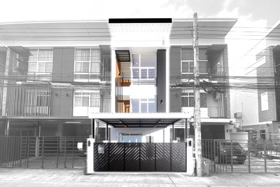ทาวน์โฮมให้เช่า : ให้ เช่า ทาวน์โฮม Onyx Home นาคนิวาส 48 4 นอน 5 น้ำ 3 ชั้น 24.9 ตรว. 206 ตร.ม.