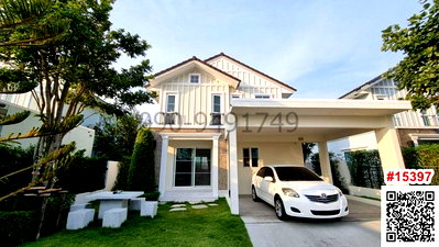 บ้านเดี่ยวให้เช่า : เช่า บ้านเดี่ยว 2 ชั้น บ้านเดี่ยว วิลลาจจิโอ ศรีนครินทร์ หลังใหญ่ พร้อมเข้าอยู่