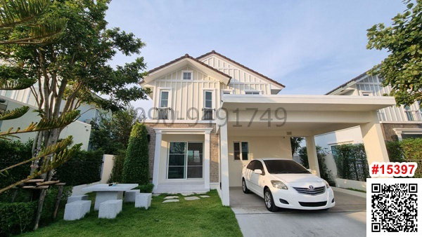 รูป เช่า บ้านเดี่ยว 2 ชั้น บ้านเดี่ยว วิลลาจจิโอ ศรีนครินทร์ หลังใหญ่ พร้อมเข้าอยู่ - รูปที่ 1/15
