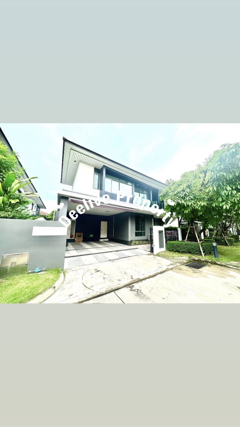 Houses for rent : DLH-0021 House for rent, Setthasiri Krungthep Kreetha, ready to move in, call 0638692663 LineID@655ebbvc