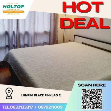 #Z2459💥190968🔥Condo for rent: Lumpini Place Pinklao 2