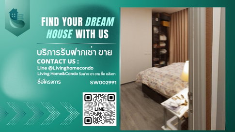 For Sale: The Origin Ladprao-Bangkapi, beautiful room, fully furnished, convenient transportation.- SW002991