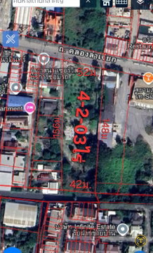 ขายที่ดิน4-2-03ไร่ ติดถนนคลองลำเจียก ใกล้ถนนเกษตรนวมินทร์ ถนนเลียบด่วนเอกมัยรามอินทรา