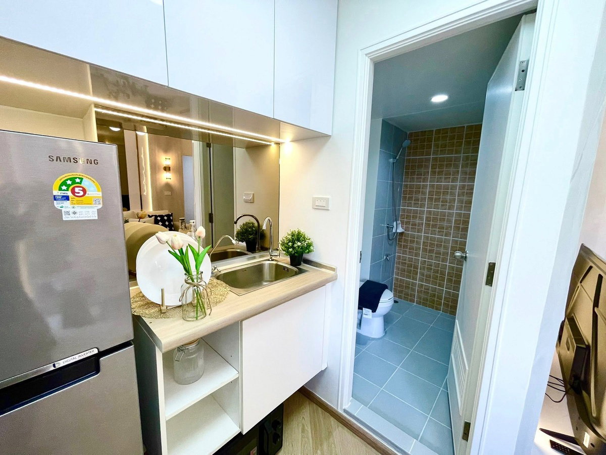 รูป Lumpini Mixx Thepharak - Srinakarin - 2 ห้องนอน/ 2 ห้องน้ำ, ชั้น 3, ระเบียงหันไปทางทิศเหนือ - รูปที่ 10/17
